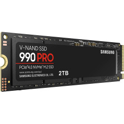 Internal SSD Samsung 990 PRO 2TB  – M.2 NVMe PCIe 4.0 – Up to 7450MB/s Read