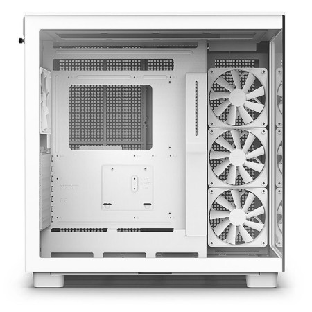 NZXT H9 Flow Mid Tower Airflow Case - 4 FANs Without RGB- White
