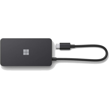 Microsoft Usb-C Travel Hub-Hdmi, Vga, Usb-A,Usb-C And Ethernet Ports, Black - مايكروسوفت موزع متعدد المنافد Microsoft Usb-C Travel Hub-Hdmi, Vga, Usb-A,Usb-C And Ethernet Ports, Black - مايكروسوفت موزع متعدد المنافد
