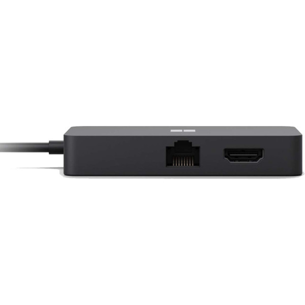 Microsoft Usb-C Travel Hub-Hdmi, Vga, Usb-A,Usb-C And Ethernet Ports, Black - مايكروسوفت موزع متعدد المنافد Microsoft Usb-C Travel Hub-Hdmi, Vga, Usb-A,Usb-C And Ethernet Ports, Black - مايكروسوفت موزع متعدد المنافد