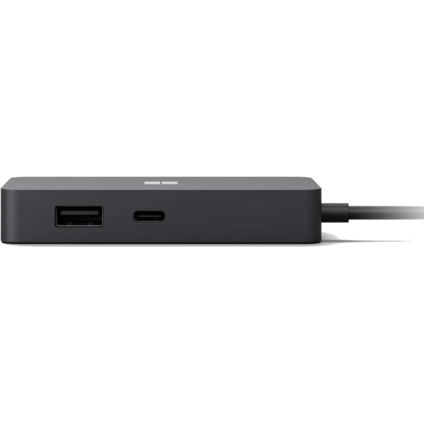 Microsoft Usb-C Travel Hub-Hdmi, Vga, Usb-A,Usb-C And Ethernet Ports, Black - مايكروسوفت موزع متعدد المنافد Microsoft Usb-C Travel Hub-Hdmi, Vga, Usb-A,Usb-C And Ethernet Ports, Black - مايكروسوفت موزع متعدد المنافد