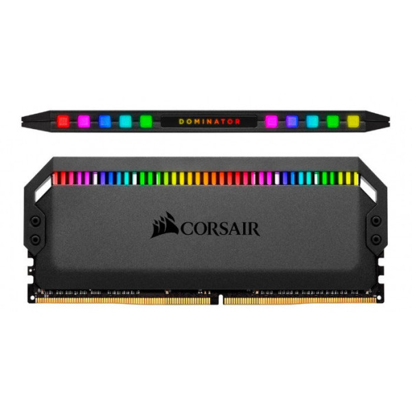 CORSAIR DOMINATOR PLATINUM RGB DDR4 16GB ( 2X8GB ) 3200MHz DESKTOP - BLACK - رامات كورسير دومنيتور مضيئة CORSAIR DOMINATOR PLATINUM RGB DDR4 16GB ( 2X8GB ) 3200MHz DESKTOP - BLACK - رامات كورسير دومنيتور مضيئة