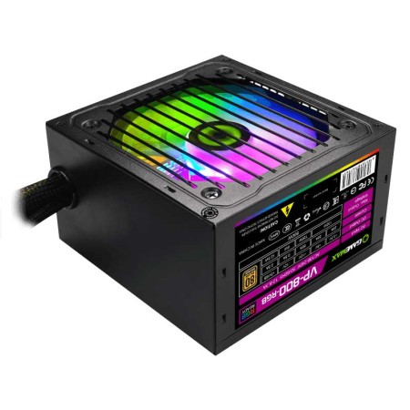 GAMEMAX VP800 RGB 800W POWER SUPPLY 80+ BRONZE GAMEMAX VP800 RGB 800W POWER SUPPLY 80+ BRONZE
