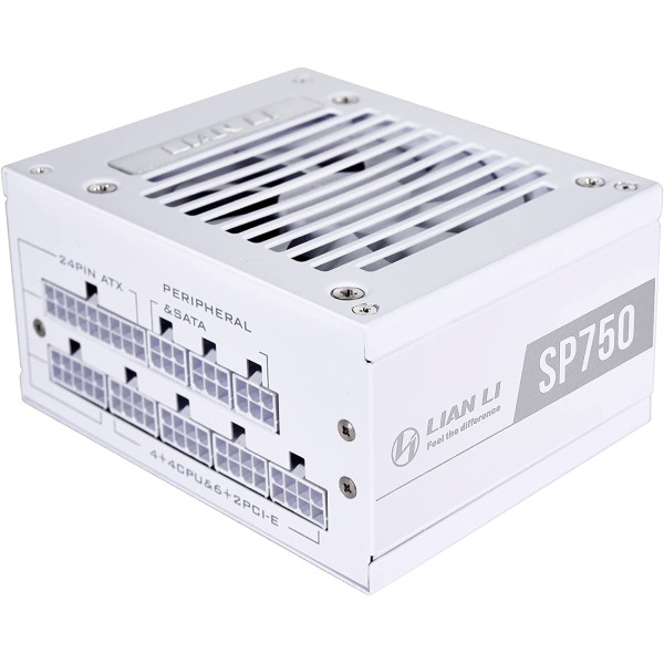 Lian Li 750W SFX Form Factor Power Supply 80+ Gold- White Lian Li 750W SFX Form Factor Power Supply 80+ Gold- White