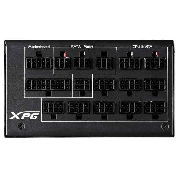 XPG CYBERCORE 1000 PLATINUM-MODULAR 1000W POWER SUPPLY 80+ PLATINUM-باورسبلاي أكس بي جي بلاتنيوم منفصل الكيابل