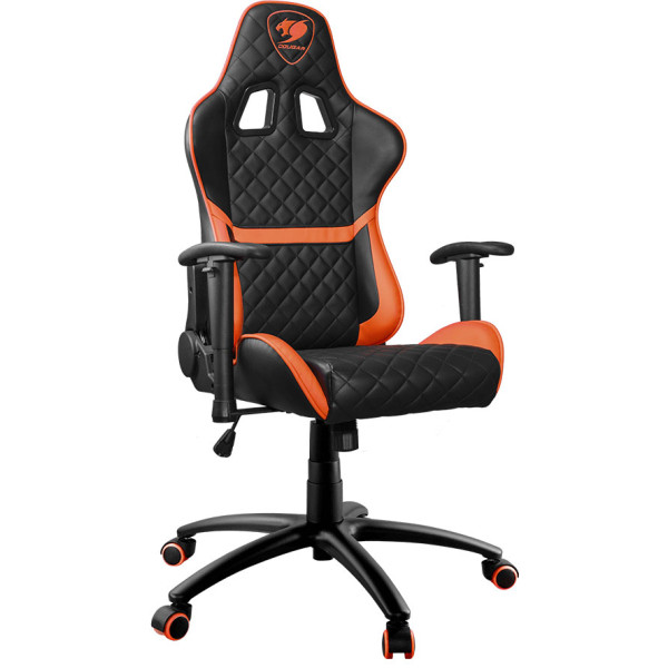 COUGAR ARMOR ONE GAMING CHAIR - BLACK/ORANGE COUGAR ARMOR ONE GAMING CHAIR - BLACK/ORANGE