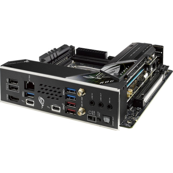 ASUS ROG STRIX Z690-I GAMING WiFi 6e - DDR5 (AURA)- LGA 1700 - مذربورد أسوس ASUS ROG STRIX Z690-I GAMING WiFi 6e - DDR5 (AURA)- LGA 1700 - مذربورد أسوس