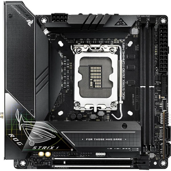 ASUS ROG STRIX Z690-I GAMING WiFi 6e - DDR5 (AURA)- LGA 1700 - مذربورد أسوس ASUS ROG STRIX Z690-I GAMING WiFi 6e - DDR5 (AURA)- LGA 1700 - مذربورد أسوس