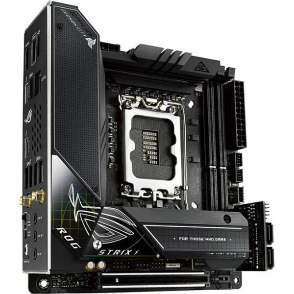 ASUS ROG STRIX Z690-I GAMING WiFi 6e - DDR5 (AURA)- LGA 1700 - مذربورد أسوس ASUS ROG STRIX Z690-I GAMING WiFi 6e - DDR5 (AURA)- LGA 1700 - مذربورد أسوس