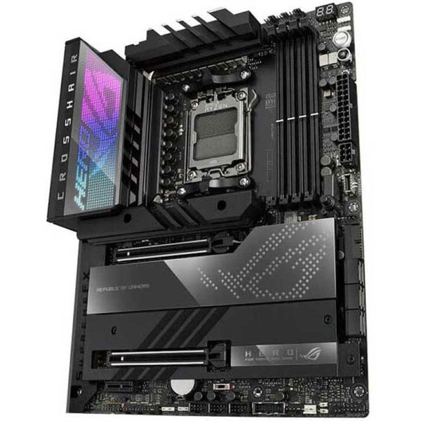 ASUS ROG CROSSHAIR HERO X670E WiFi 6E Aura Sync- AMD Socket AM5 ASUS ROG CROSSHAIR HERO X670E WiFi 6E Aura Sync- AMD Socket AM5
