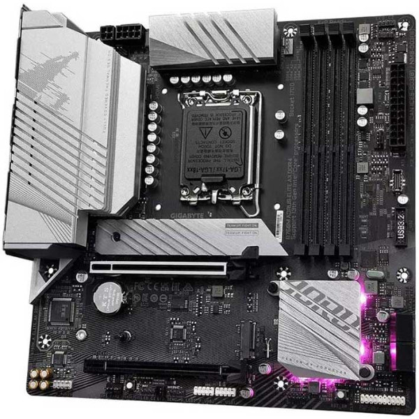 مذربورد جيجابايت B760M أوروس أيليت DDR5 تدعم وايفاي 6E مذربورد جيجابايت B760M أوروس أيليت DDR5 تدعم وايفاي 6E