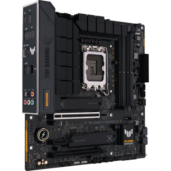 ASUS TUF GAMING B760M-PLUS D4 -AURA - LGA 1700 - مذربورد أسوس ASUS TUF GAMING B760M-PLUS D4 -AURA - LGA 1700 - مذربورد أسوس