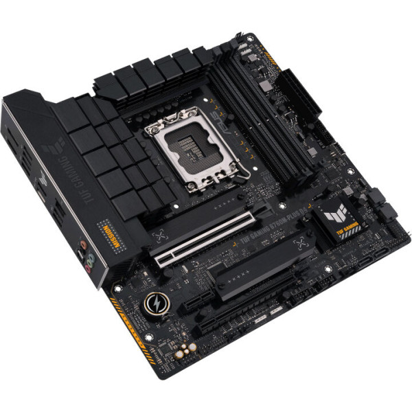 ASUS TUF GAMING B760M-PLUS D4 -AURA - LGA 1700 - مذربورد أسوس ASUS TUF GAMING B760M-PLUS D4 -AURA - LGA 1700 - مذربورد أسوس