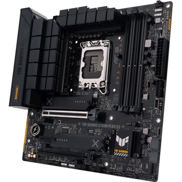 ASUS TUF GAMING B760M-PLUS D4 -AURA - LGA 1700 - مذربورد أسوس ASUS TUF GAMING B760M-PLUS D4 -AURA - LGA 1700 - مذربورد أسوس