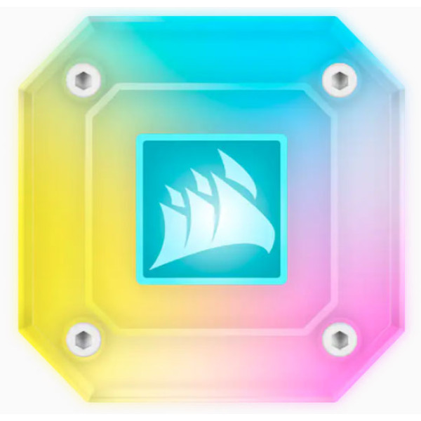 CORSAIR  iCUE H100i ELITE CAPELLIX RGB 240MM LIQUID CPU COOLER - WHITE