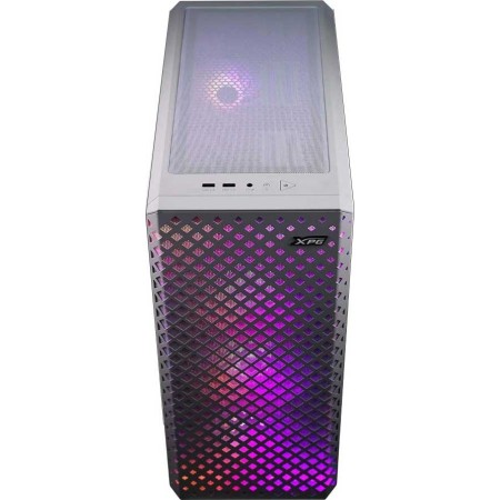كيس XPG Defender Pro ميد تاور - واجهة مش - مراوح ARGB - أبيض