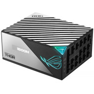 أسوس آر أو جي ثور مزود طاقة مع شاشة بقوة 1600وات -  معيار 80 بلس  تيتانيوم 