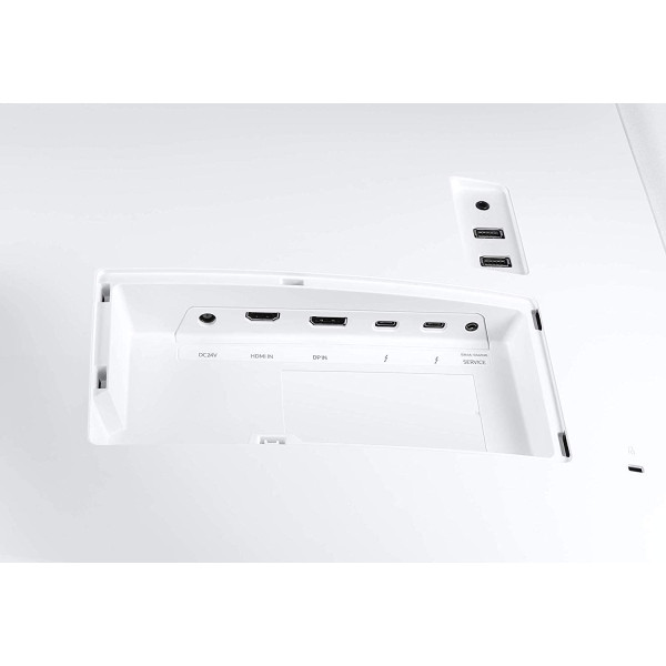 Samsung 34 inch Thunderbolt 3 Curved WQHD VA 100Hz HDR10+ 4ms -Thunderbolt 3 - White Samsung 34 inch Thunderbolt 3 Curved WQHD VA 100Hz HDR10+ 4ms -Thunderbolt 3 - White