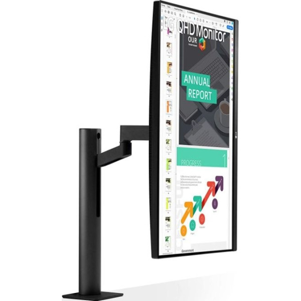 LG 27 inch Ergo 2K IPS 5MS 75Hz HDR10 Speaker - FreeSync LG 27 inch Ergo 2K IPS 5MS 75Hz HDR10 Speaker - FreeSync