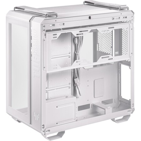ASUS TUF GT502 Mid Tower Case - Fabric Handles - Dual Chamber - White