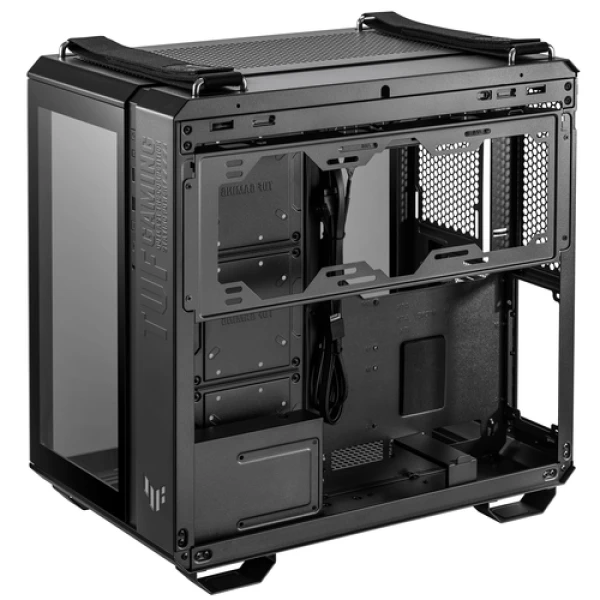 ASUS TUF GT502 Gaming Atx Mid Tower Case With Fabric Handle On Top- Black ASUS TUF GT502 Gaming Atx Mid Tower Case With Fabric Handle On Top- Black