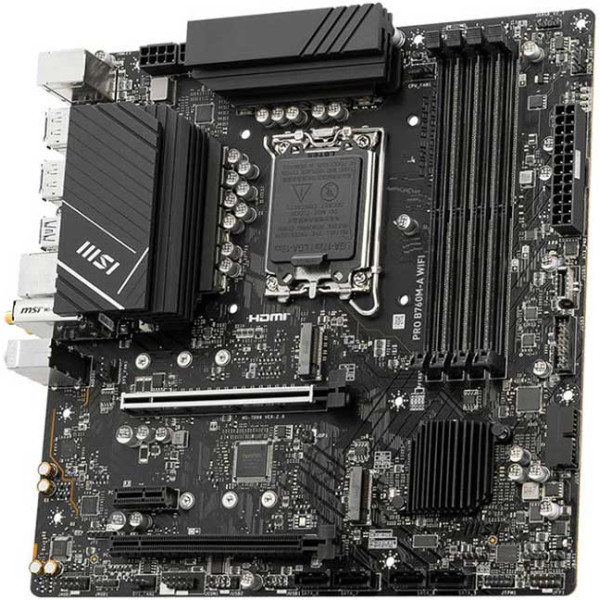 MSI PRO B760M-A WiFi DDR5 - LGA 1700 - مذربورد أم أس أي MSI PRO B760M-A WiFi DDR5 - LGA 1700 - مذربورد أم أس أي