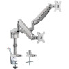 GAMEON GADGETS GGO-2076 ELITE DUAL MONITOR ARM (17 - 32) -SILVER GAMEON GADGETS GGO-2076 ELITE DUAL MONITOR ARM (17 - 32) -SILVER