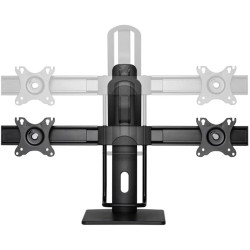 Gameon Go-2052 Dual Monitor Arm Stand And Mont (17" - 27") - Black - ستاند شاشة على الطاولة Gameon Go-2052 Dual Monitor Arm Stand And Mont (17" - 27") - Black - ستاند شاشة على الطاولة