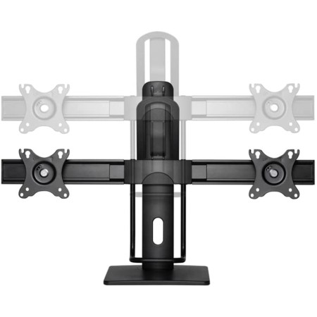 GAMEON GO-2052 DUAL MONITOR ARM STAND AND MONT (17 - 27) - BLACK - ستاند شاشة على الطاولة