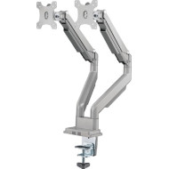 Gameon Gadgets Ggo-2069 Elite Pole Dual Monitor Arm (17" - 32") -Silver - حامل شاشة