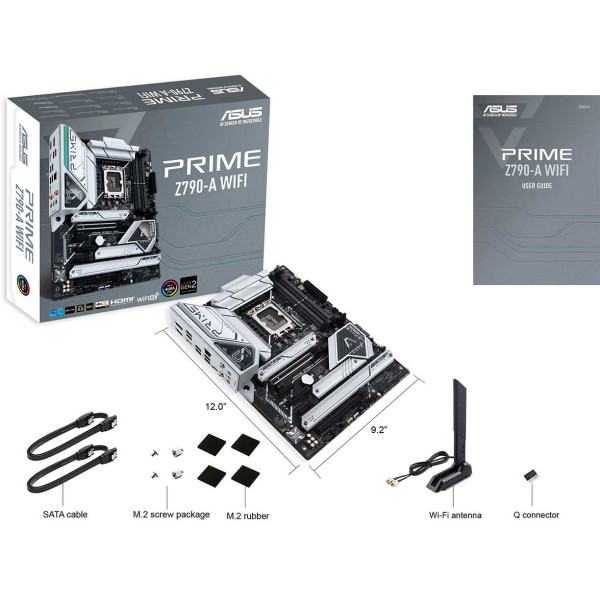 ASUS PRIME Z790-A WiFi 6E DDR5 Aura Sync - LGA 1700 ASUS PRIME Z790-A WiFi 6E DDR5 Aura Sync - LGA 1700