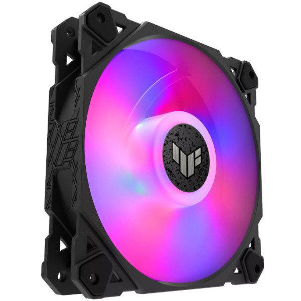 ASUS TUF GAMING TF120 ARGB FAN SINGLE PACK - BLACK ASUS TUF GAMING TF120 ARGB FAN SINGLE PACK - BLACK