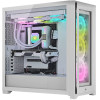 CORSAIR iCUE 5000X RGB FULL TOWER GAMING ATX CASE- WHITE - كيس كومبيوتر كورسير CORSAIR iCUE 5000X RGB FULL TOWER GAMING ATX CASE- WHITE - كيس كومبيوتر كورسير