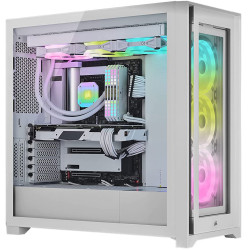 Corsair Icue 5000x Rgb Full Tower Gaming Atx Case- White - كيس كومبيوتر كورسير Corsair Icue 5000x Rgb Full Tower Gaming Atx Case- White - كيس كومبيوتر كورسير