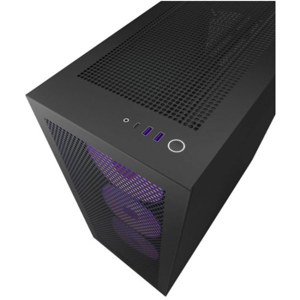 NZXT H7 Flow ATX Mid Tower Gaming Case 3x Fans RGB - Black NZXT H7 Flow ATX Mid Tower Gaming Case 3x Fans RGB - Black