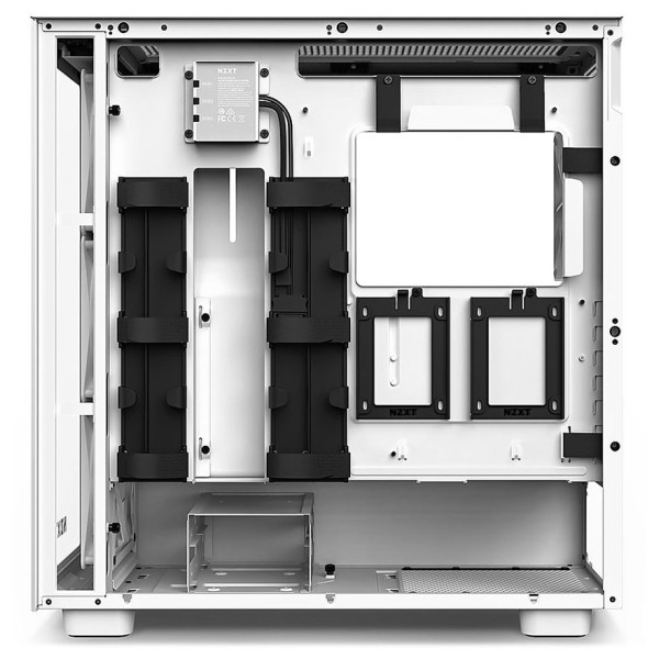 NZXT H7 Elite Premium ATX Mid Tower Gaming Case RGB - White NZXT H7 Elite Premium ATX Mid Tower Gaming Case RGB - White