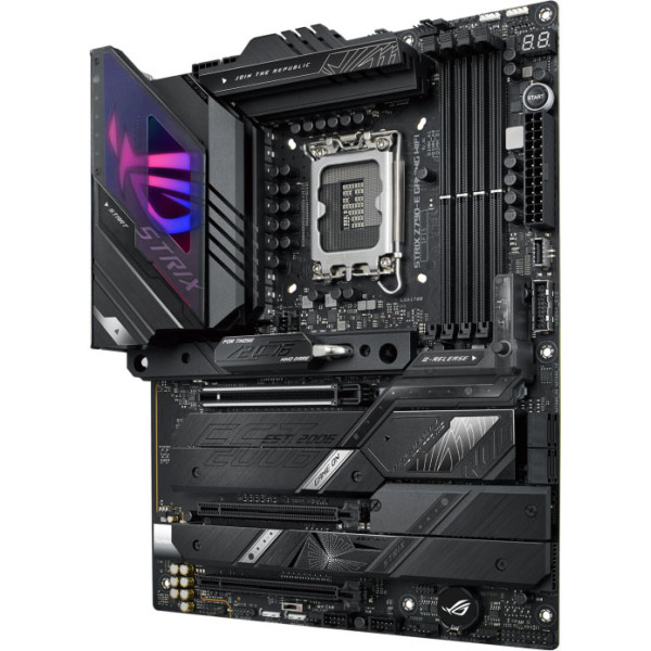 ASUS ROG Strix Z790-E Gaming WiFi (Aura) DDR5 - LGA 1700 - مذربورد أسوس ASUS ROG Strix Z790-E Gaming WiFi (Aura) DDR5 - LGA 1700 - مذربورد أسوس