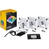 CORSAIR iCUE QL120 RGB FAN KIT 3X120MM - WHITE