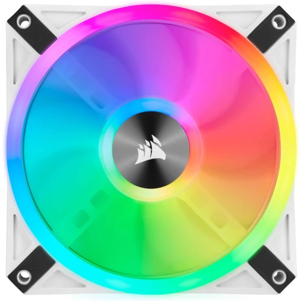 CORSAIR iCUE QL120 RGB FAN KIT 3X120MM - WHITE
