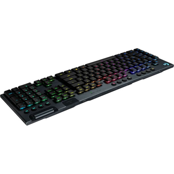 LOGITECH G915 MECHANICAL RGB GAMING Wireless KEYBOARD- BLACK GL TACTILE SWITCH - لوجيتك كيبورد للالعاب لاسلكي LOGITECH G915 MECHANICAL RGB GAMING Wireless KEYBOARD- BLACK GL TACTILE SWITCH - لوجيتك كيبورد للالعاب لاسلكي