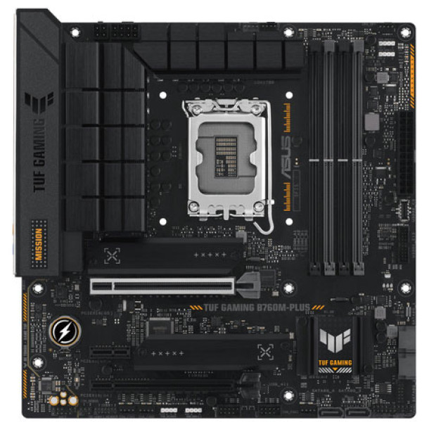 ASUS TUF GAMING B760M-PLUS DDR5 -AURA - LGA 1700 - مذربورد أسوس ASUS TUF GAMING B760M-PLUS DDR5 -AURA - LGA 1700 - مذربورد أسوس