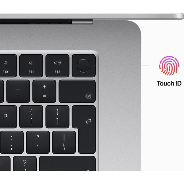 ابل ماك بوك اير 15 256GB - M2 لابتوب محمول - فضي ابل ماك بوك اير 15 256GB - M2 لابتوب محمول - فضي