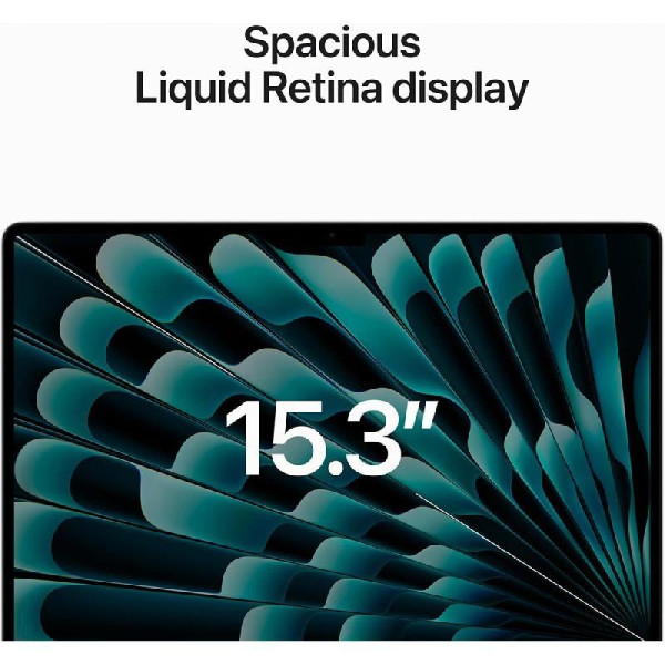ابل ماك بوك اير 15 256GB - M2 لابتوب محمول - فضي ابل ماك بوك اير 15 256GB - M2 لابتوب محمول - فضي