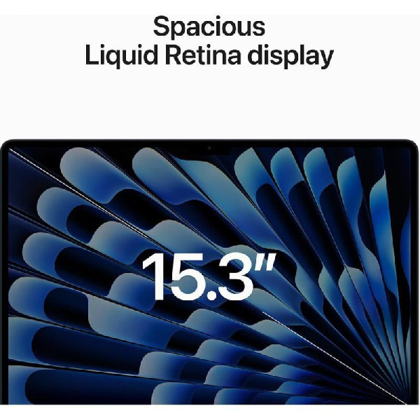 ابل ماك بوك اير 15 512GB - M2 لابتوب محمول - كحلي ابل ماك بوك اير 15 512GB - M2 لابتوب محمول - كحلي