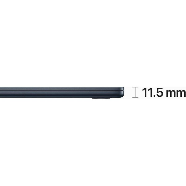 ابل ماك بوك اير 15 512GB - M2 لابتوب محمول - كحلي ابل ماك بوك اير 15 512GB - M2 لابتوب محمول - كحلي