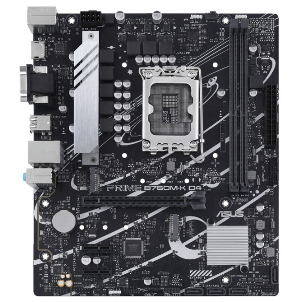 ASUS PRIME B760M-K D4 Aura Sync - LGA 1700 ASUS PRIME B760M-K D4 Aura Sync - LGA 1700