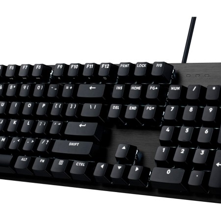 لوحة مفاتيح العاب ميكانيكية سلكي احترافي Logitech G413 SE مع إضاءة خلفية بيضاء ,مقاومة لتأثير الضغط المتعدد مع دعم 6 مفاتيح متزامنة - اسود