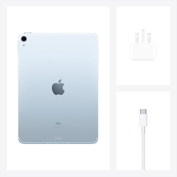 Apple 10.9 inch Ipad Air 4th Gen 64GB Wifi + Cellular - Sky Blue Apple 10.9 inch Ipad Air 4th Gen 64GB Wifi + Cellular - Sky Blue