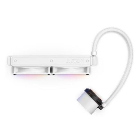 NZXT KRAKEN 240mm RGB LIQUID COOLER With LCD DISPLAY - WHITE - مبرد مائي ان زي اكس تي كراكن مع شاشة