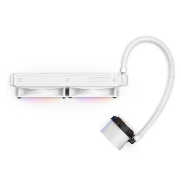 NZXT KRAKEN 240mm RGB LIQUID COOLER With LCD DISPLAY - WHITE - مبرد مائي ان زي اكس تي كراكن مع شاشة NZXT KRAKEN 240mm RGB LIQUID COOLER With LCD DISPLAY - WHITE - مبرد مائي ان زي اكس تي كراكن مع شاشة